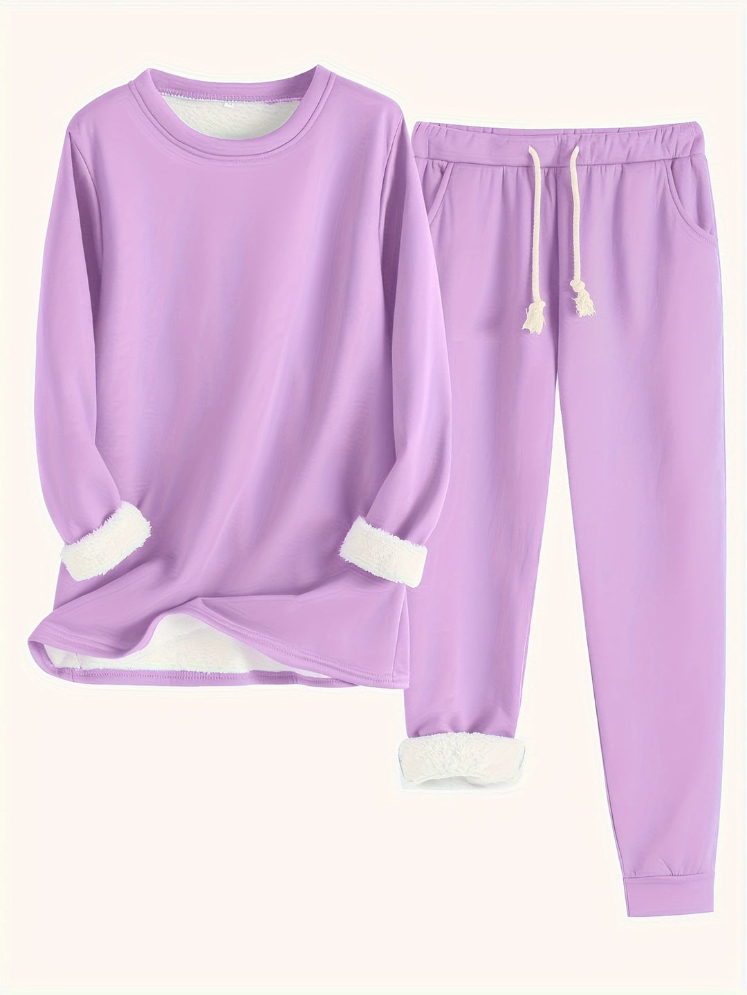 Women's Riley Cozy Fleece-Lined Lounge Set - All-Day Comfort