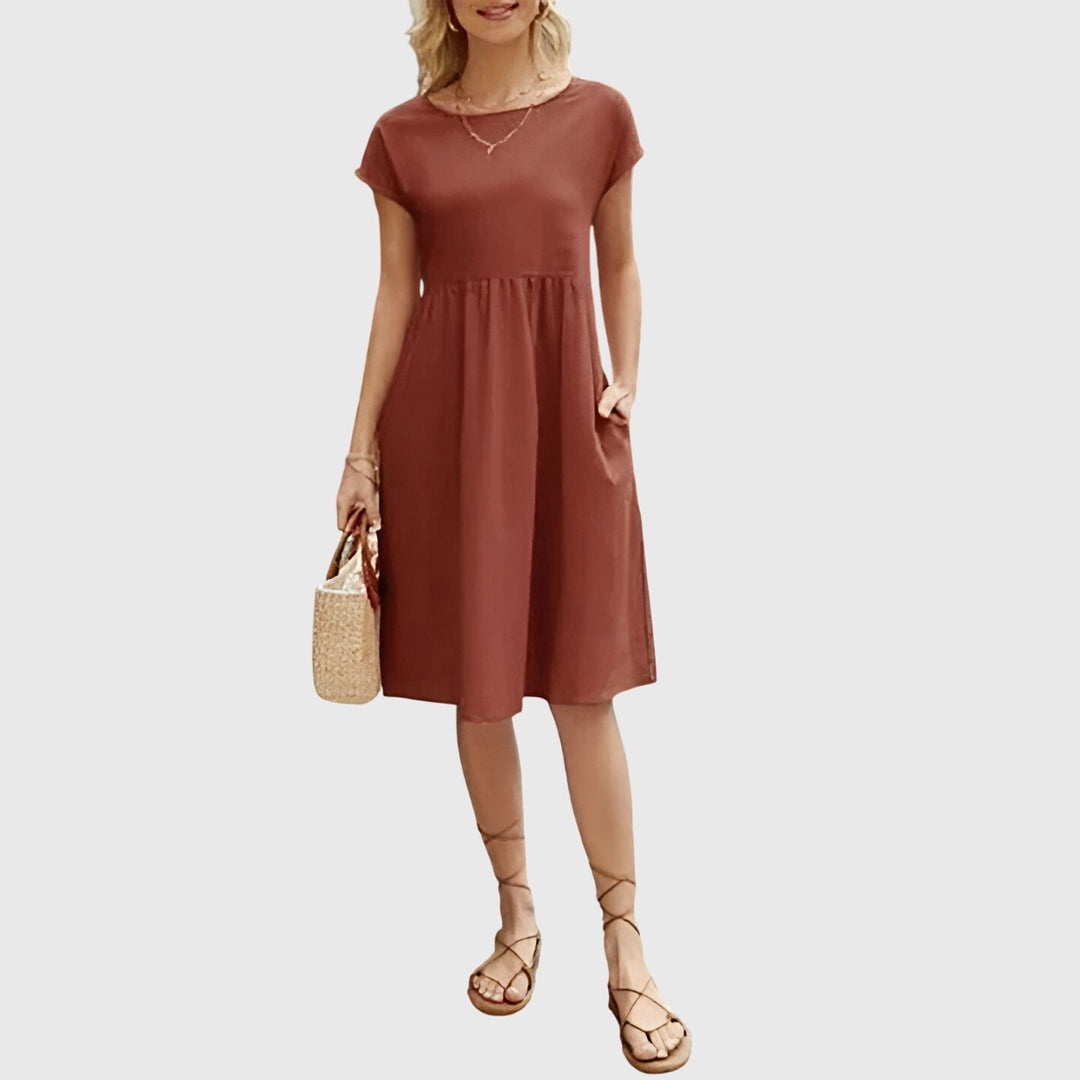 Women's Mirabel Elegant Spring Dress - Effortless Day to Night