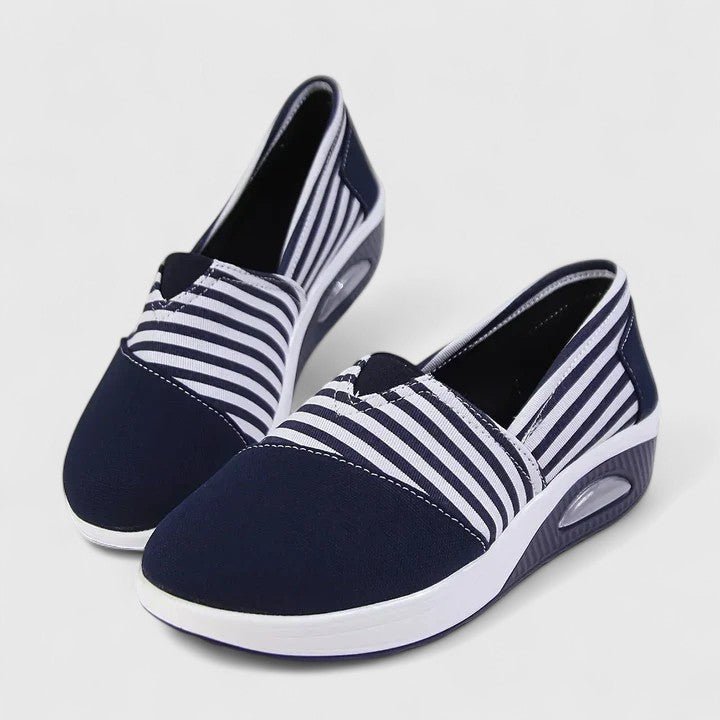 Women's Colette Striped Slip-On Sneakers - Everyday Comfort