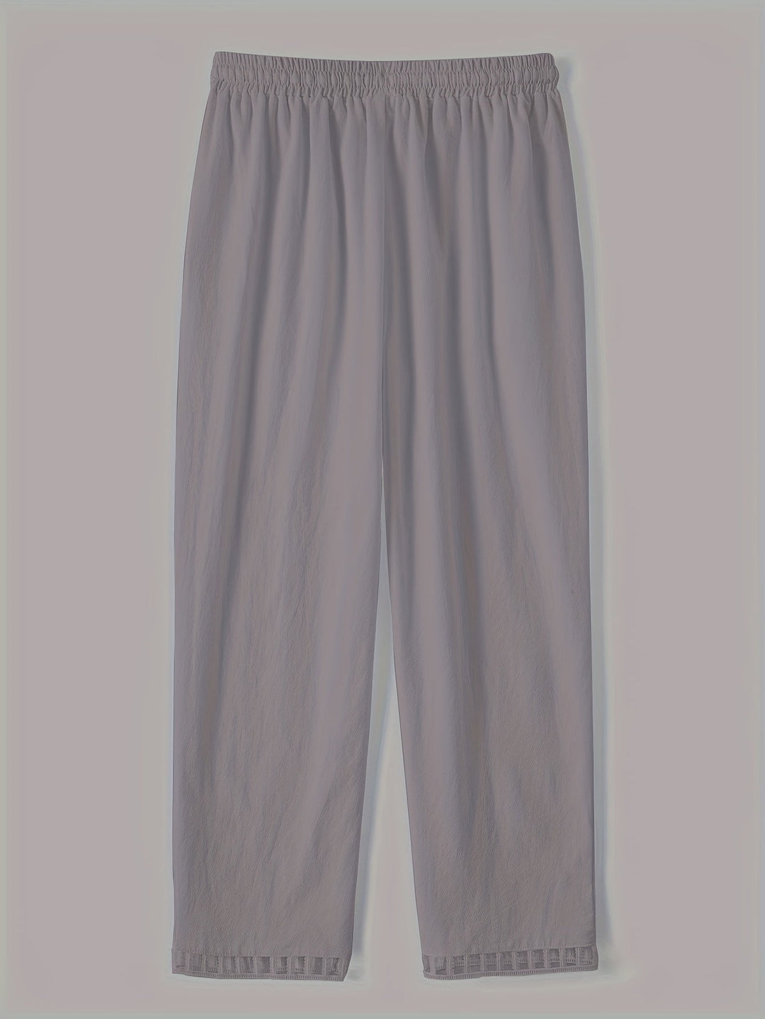 Women's Relaxed Contrast Trim Cropped Pants - Breezy Spring Style