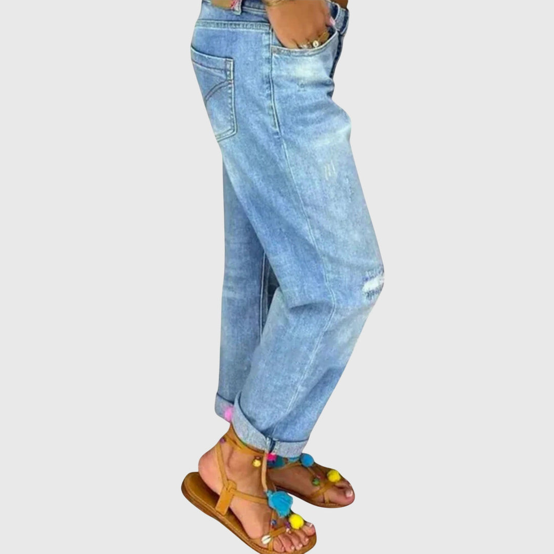 Women's Baggy Loose Fit Jeans - Effortless Everyday Style