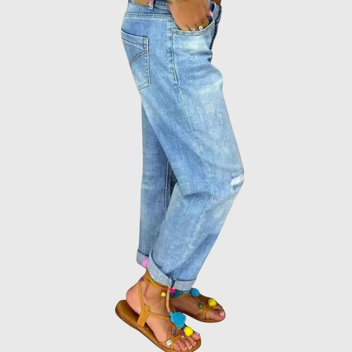 Women's Baggy Loose Fit Jeans - Effortless Everyday Style
