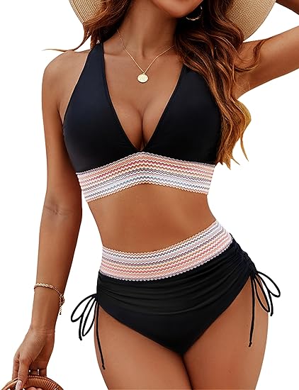 Women's Court Bikini - Timeless Elegance for Poolside Moments