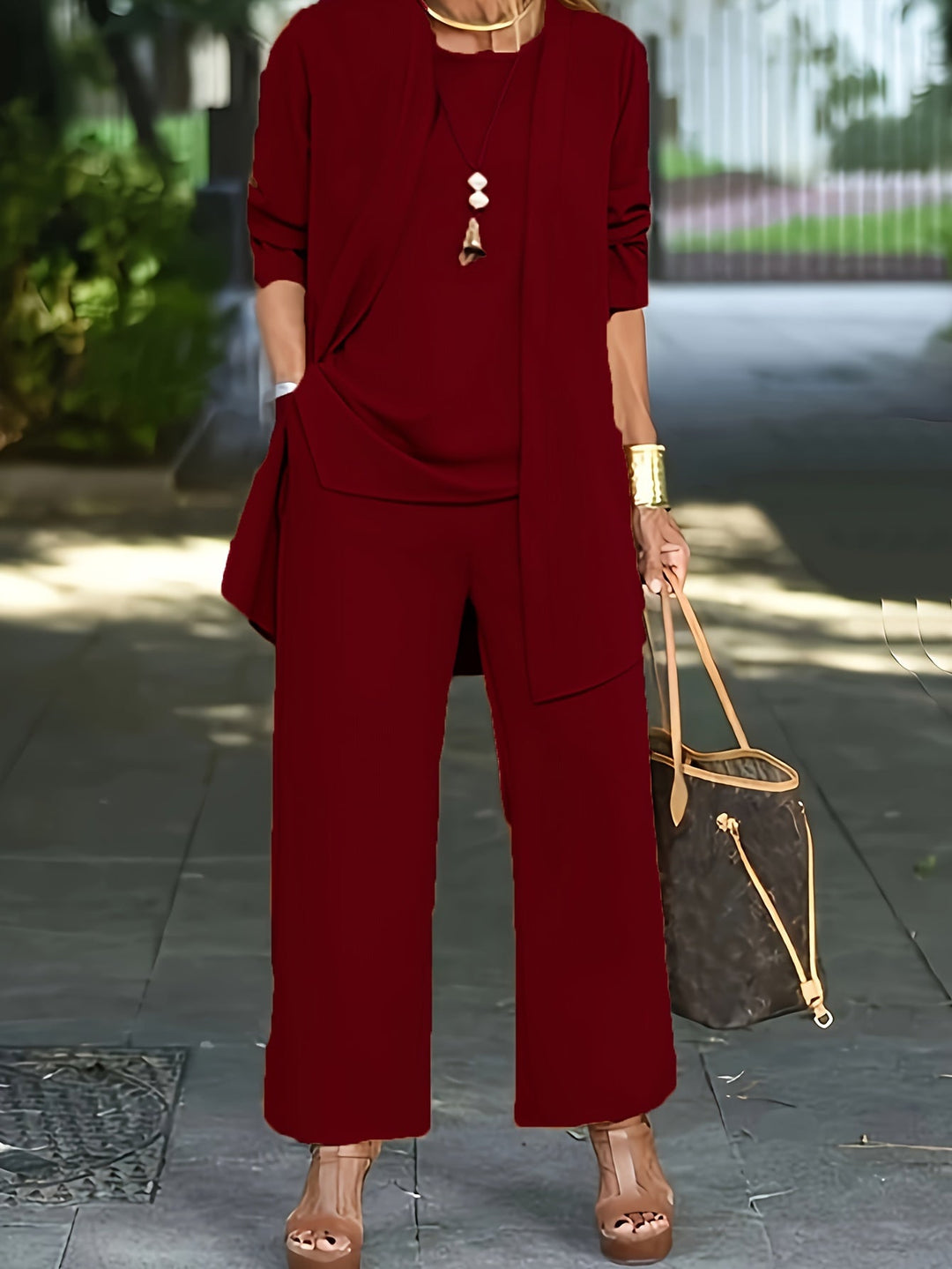 Women's Three Piece Set - Versatile & Effortlessly Chic