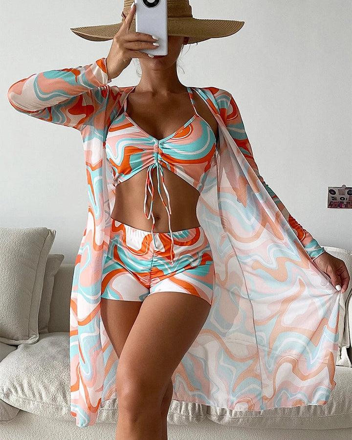 Women's Three-Piece Bikini Set - Your Summer Essential