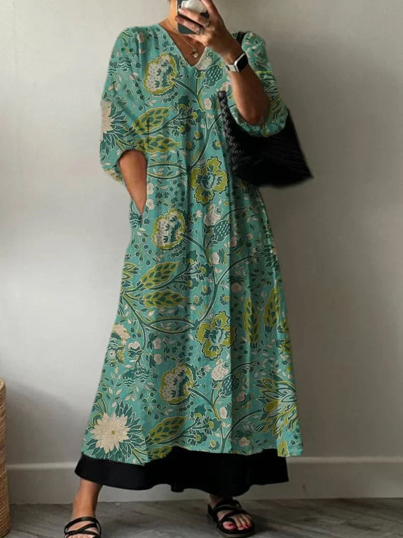 Women's Floral Print Dress - Perfect for Sunny Days