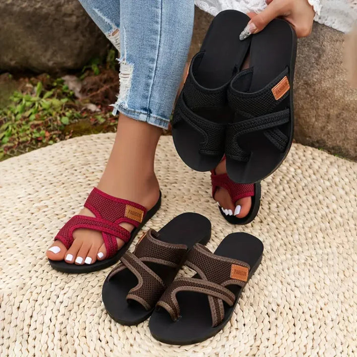 Women's Celia Perforated Mesh Sandals - Lightweight & Comfortable