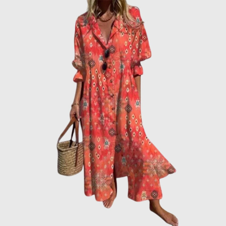 Women's Bohemian Dress - Flowy & Elegant for Summer