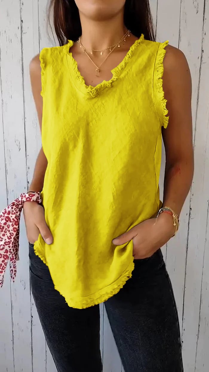 Women's Aeliana V-Neck Vest – Soft, Breathable Layering Piece