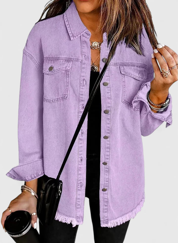 Women's Denim Jacket - Effortless Layering & Timeless Style