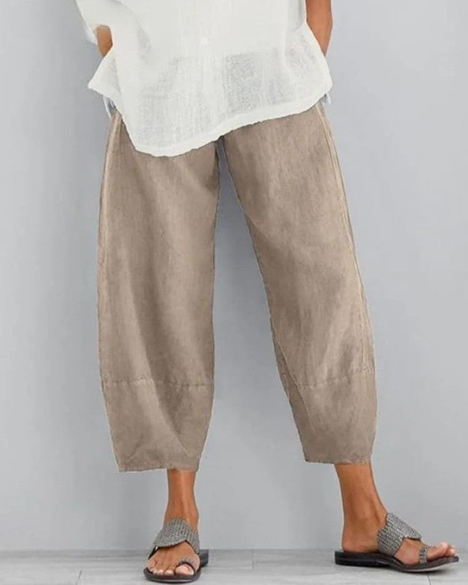 Women's Relaxed Crop Pants – Effortless Everyday Fit