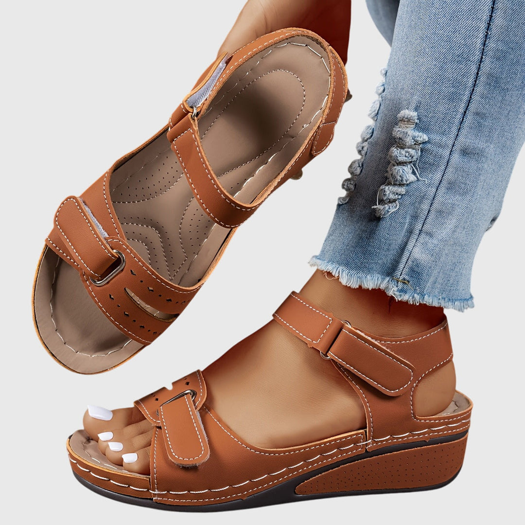 Women's Crystal Orthopedic Sandals - All-Day Comfort