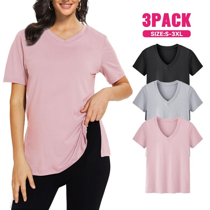 Women's Everyday V-Neck Tee 3-Pack - Essential Basics