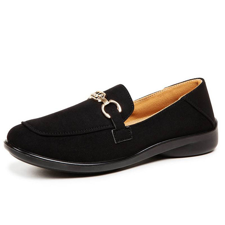 Women's Flannel Loafers - Breathable Slip-Ons for Summer