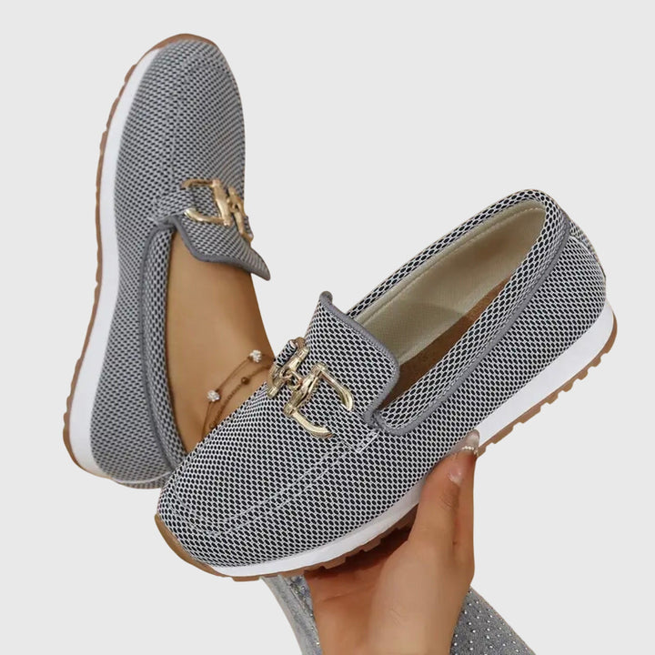 Women's Mesh Slip-On Sneakers - Orthopedic Comfort All Day
