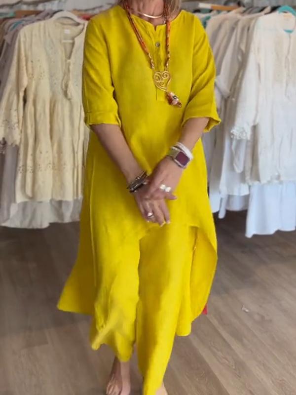 Women's Relaxed Casual Two-Piece Set - Everyday Comfort