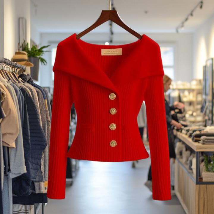 Women's Luxurious Knit Cardigan - Everyday Elegance & Warmth