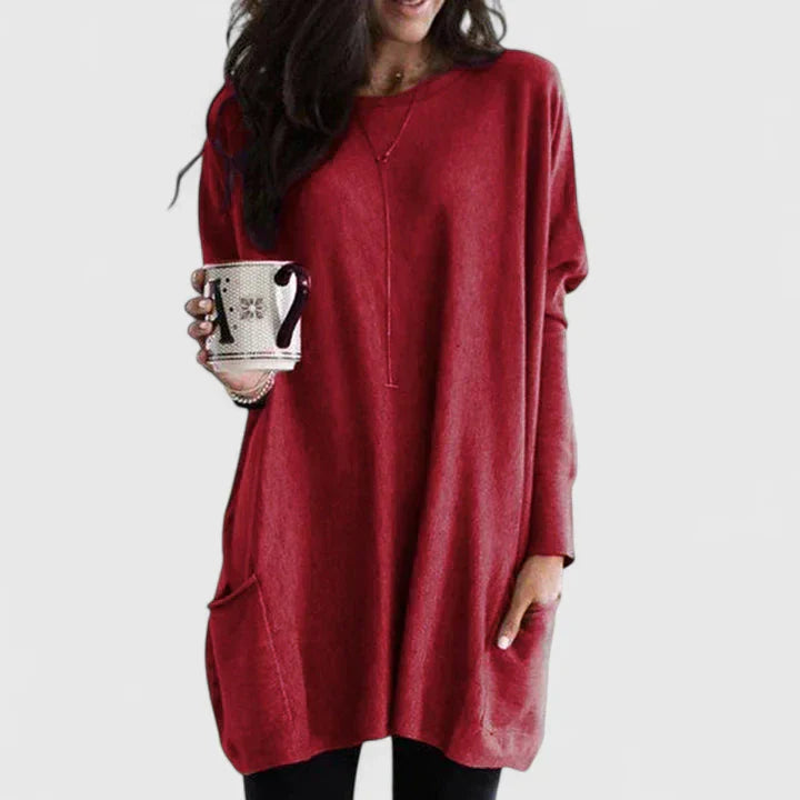 Women's Scarlett Relaxed Pocket Tunic - Effortless Everyday Comfort