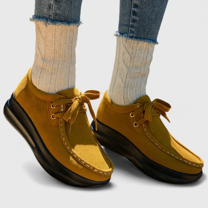 Women's Platform Moccasin Shoes - Heritage Style with Modern Comfort