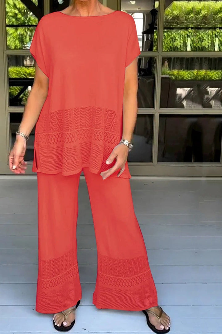 Women's Elodie Timeless Comfy Two-Piece Set - Everyday Elegance
