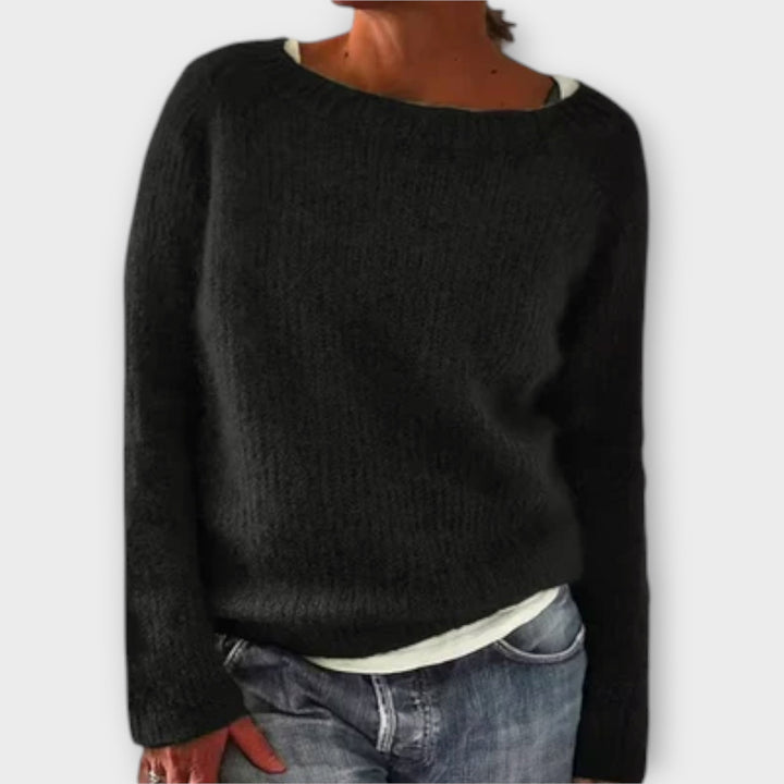 Women's Cozy Charm Knit Sweater - Relaxed Everyday Comfort