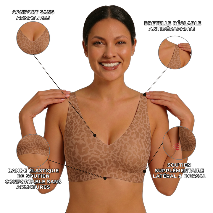 Women's Seamless Second-Skin Bra – Wireless Everyday Comfort