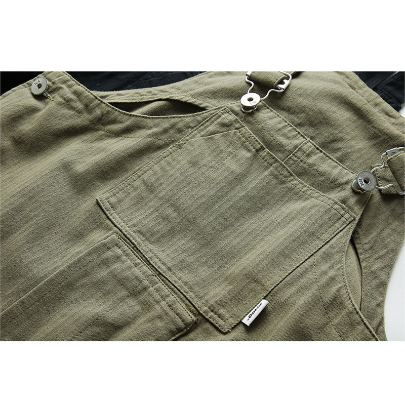 Women's Oversized Cotton Overalls with Large Pockets