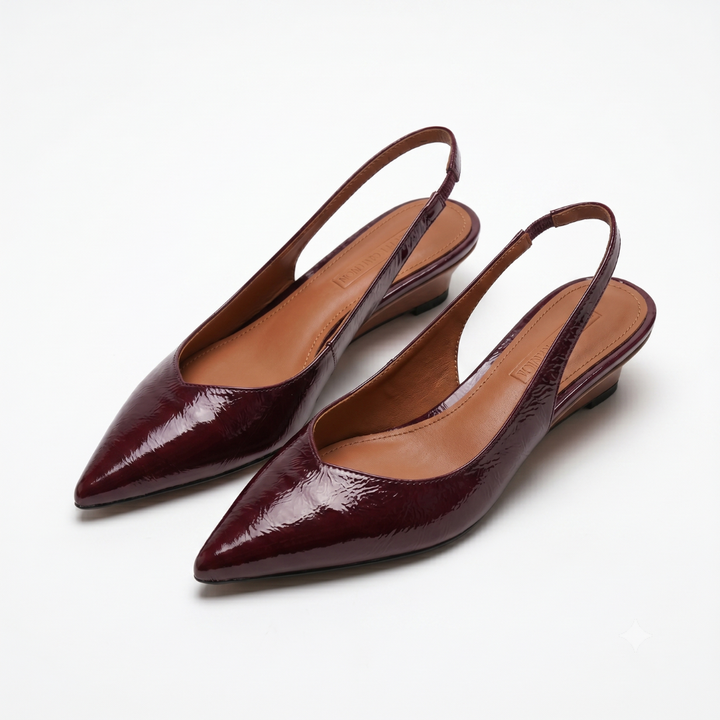 Women's Pointed Toe Slingback Heels - All-Day Comfort