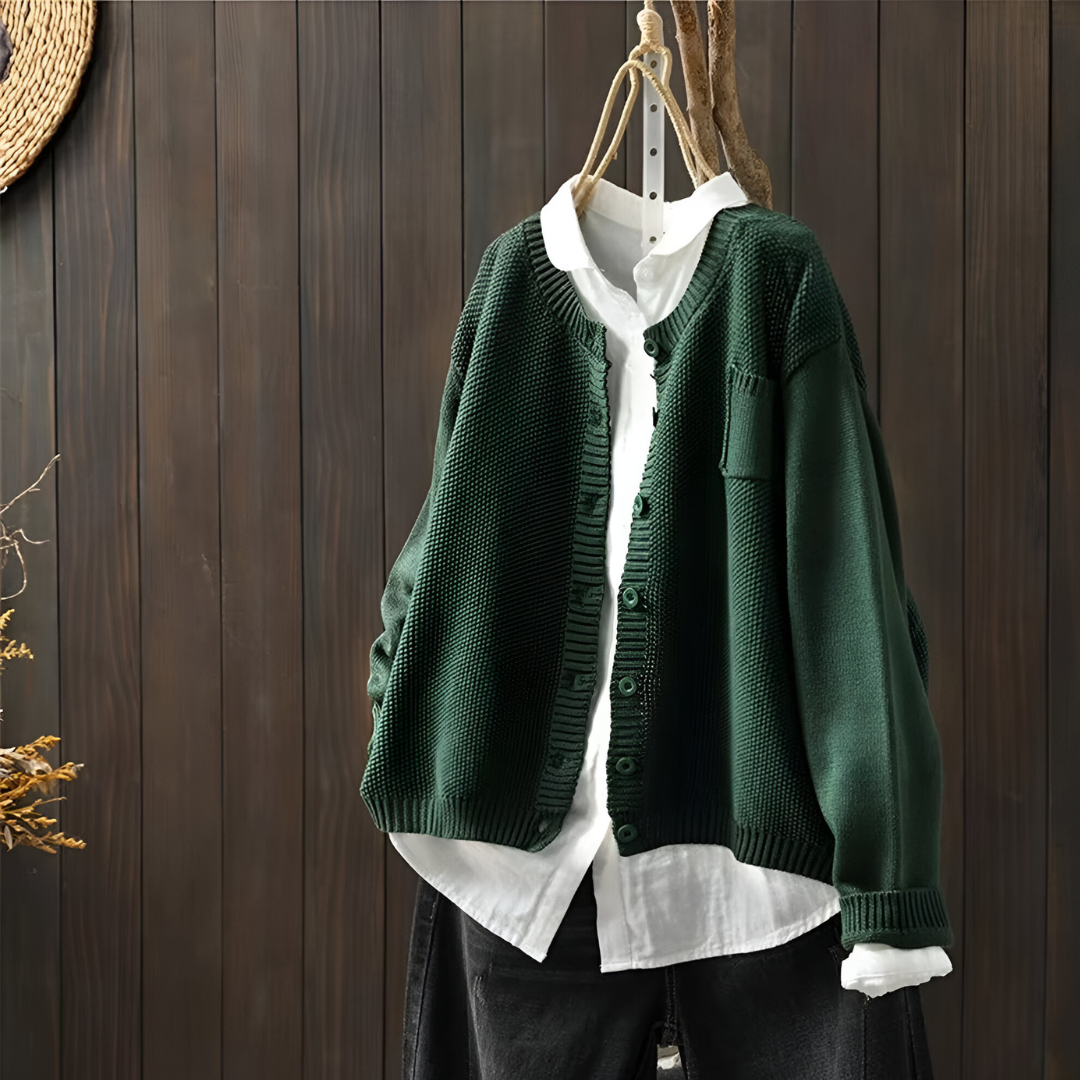 Women's Knit Casual Cardigan - Cozy Everyday Layering