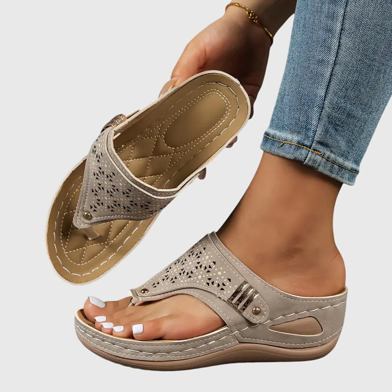 Women's Orthopedic Sandals - Ergonomic Support & Wedge Sole