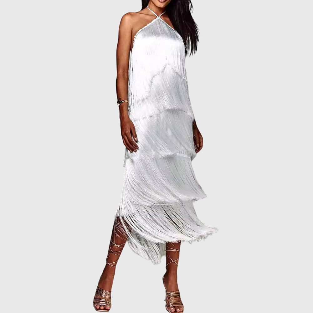 Women's Tassel Dress - Effortless Elegance for Special Occasions