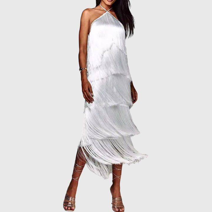 Women's Tassel Dress - Effortless Elegance for Special Occasions
