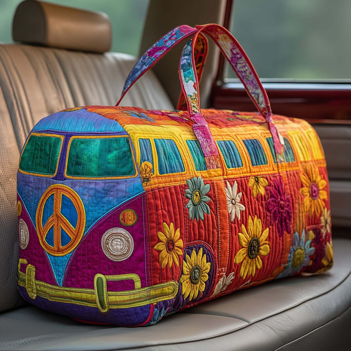 Women's Padded Travel Bag - Artisan Print for Stylish Weekends