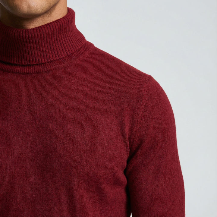 Men's Merino Wool Turtleneck Jumper – Warm Winter Knit