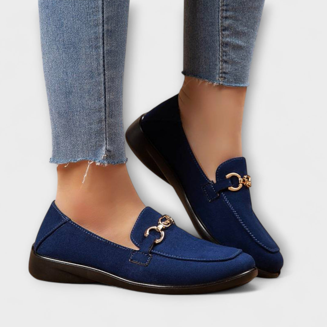 Women's Flannel Loafers - Breathable Slip-Ons for Summer
