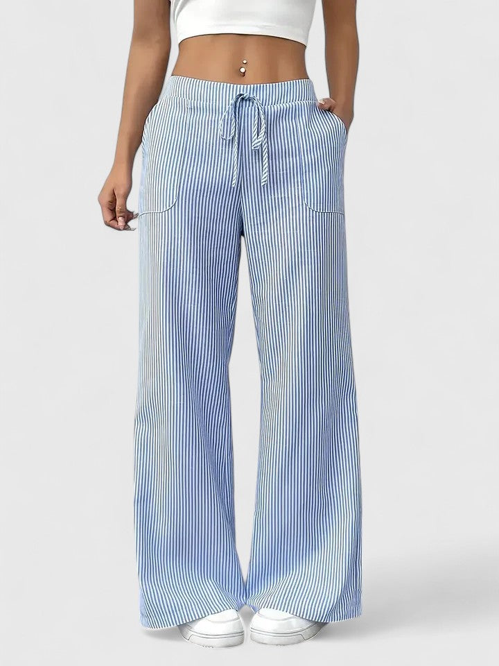 Women's Elegant Wide-Leg Pants - Effortless Comfort & Style