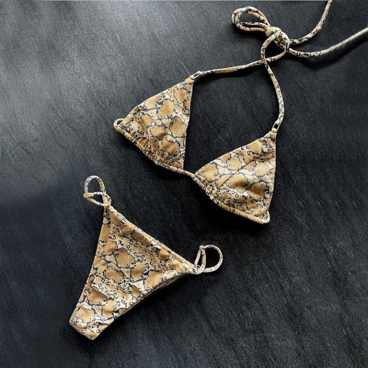 Women's Micro Bikini - Classic Solids for Seaside Adventures