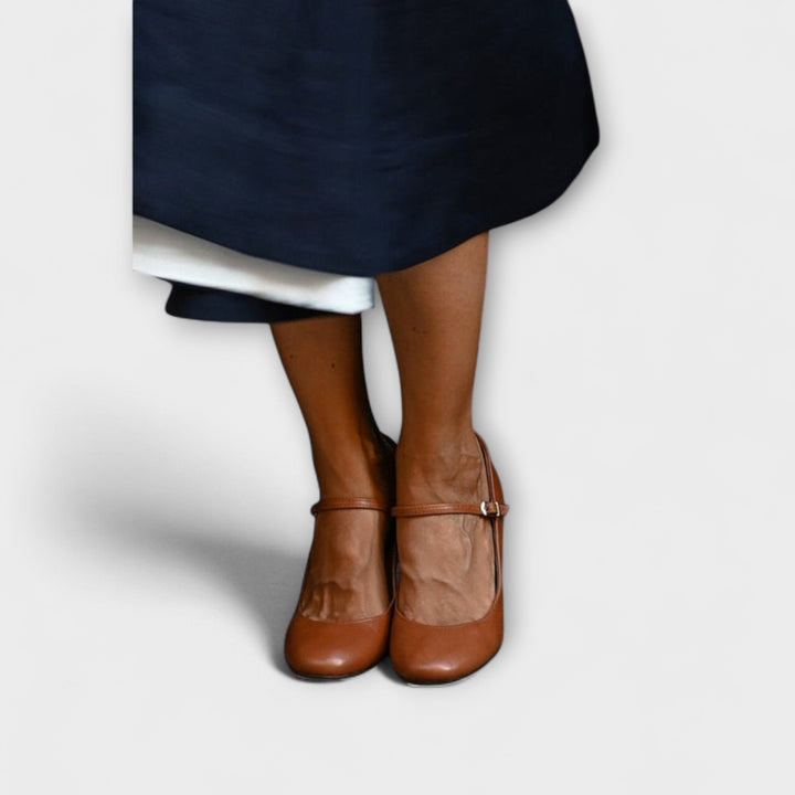 Women's Bravina Mary Jane Heels - Timeless Modern Block Heel
