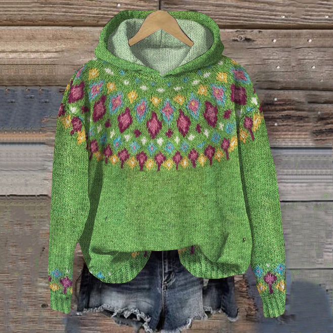 Women's Warm Nordic Hoodie - Cozy Everyday Essential