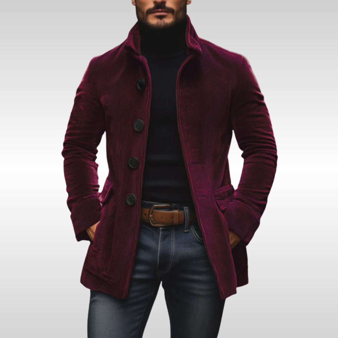 Men's Corduroy Jacket - Lightweight Warmth & Everyday Style