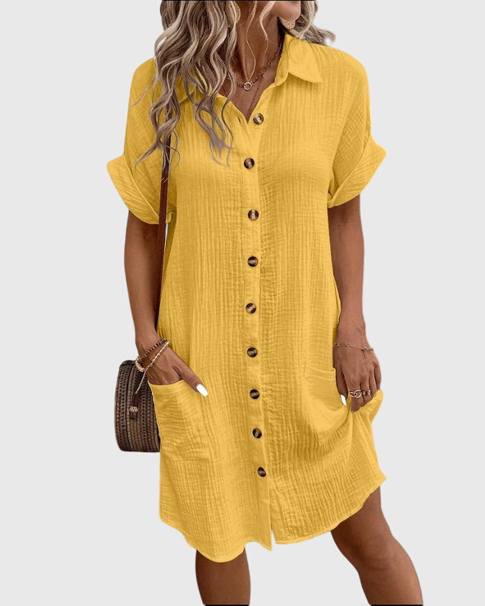 Women's Caroline Relaxed Fit Dress - Everyday Comfort