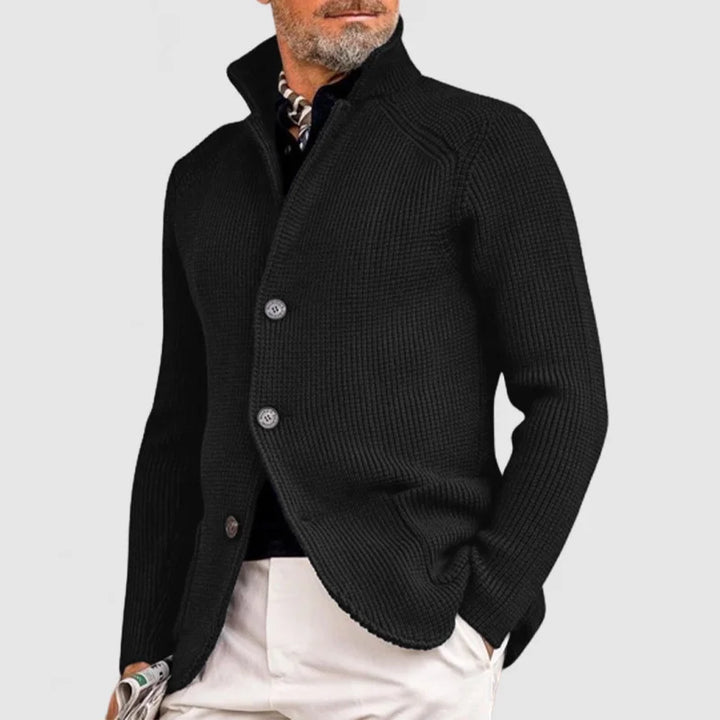 Men's Knit Button Cardigan - Timeless Layering Essential