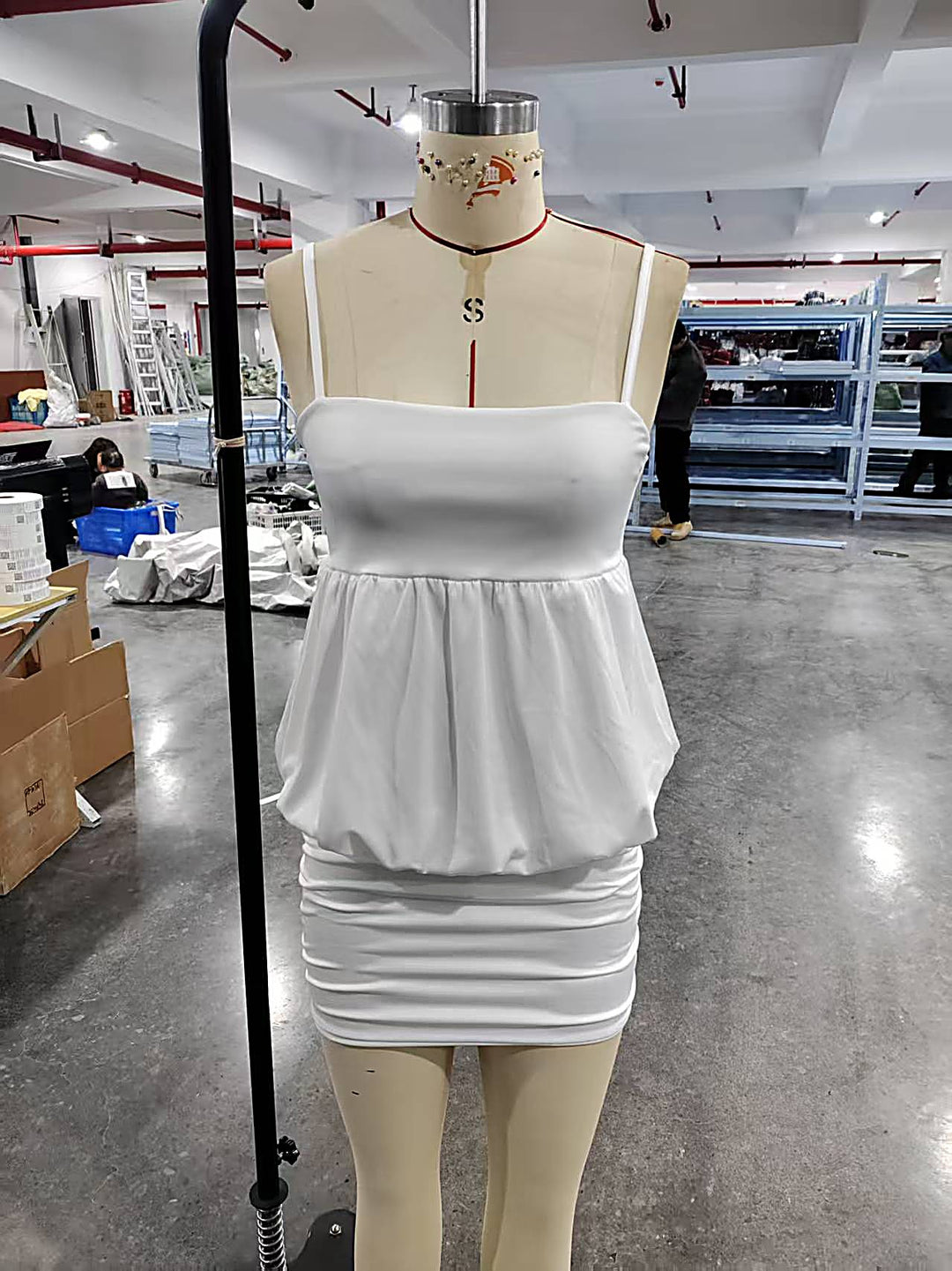 Off-Shoulder Cami Bodycon Dress