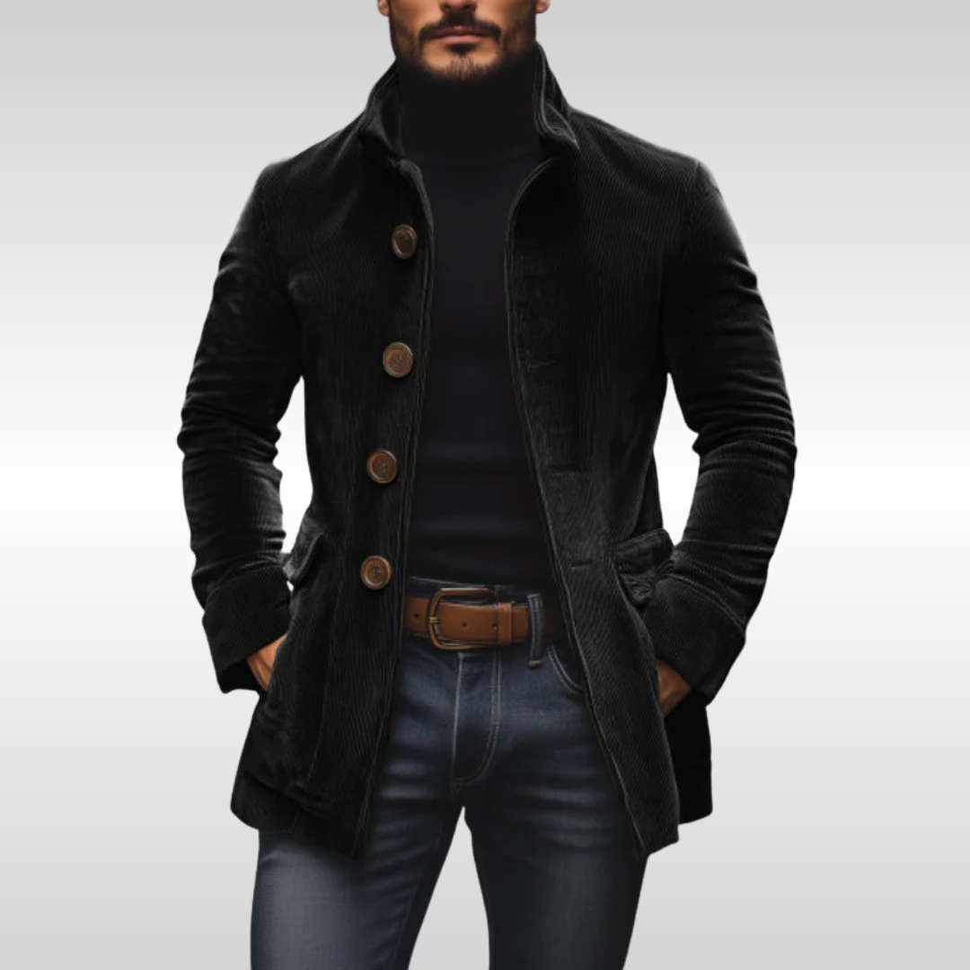 Men's Corduroy Jacket - Lightweight Warmth & Everyday Style