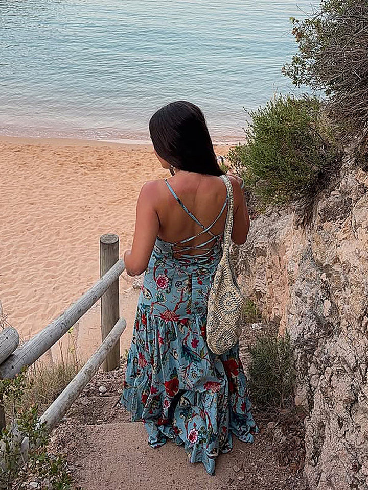 Printed Tank Top + Midi Skirt Set