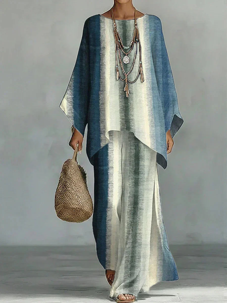 Women's Printed Comfort Set - Effortless Everyday Style