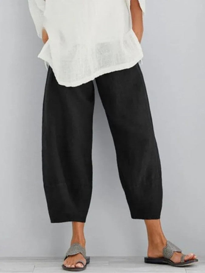Women's Relaxed Crop Pants – Effortless Everyday Fit