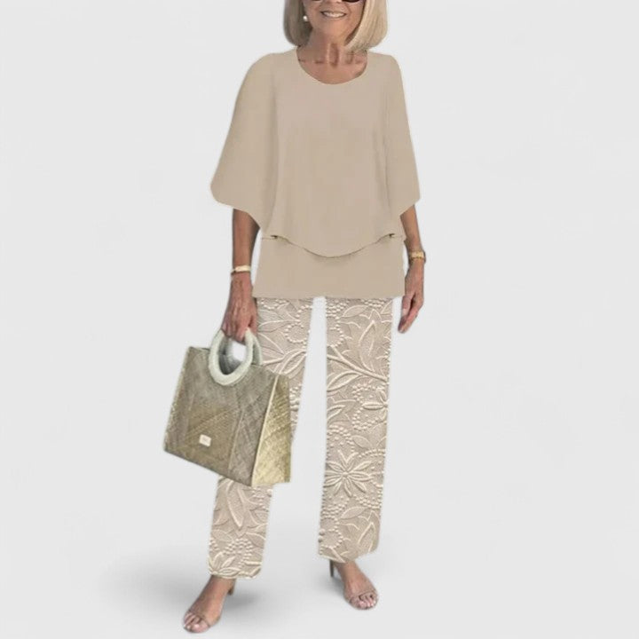 Women's Sophisticated Two-Piece Set - Effortless Elegance