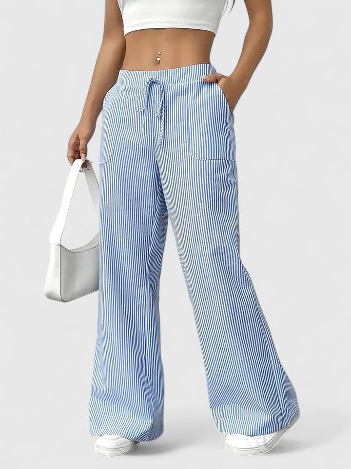 Women's Elegant Wide-Leg Pants - Effortless Comfort & Style