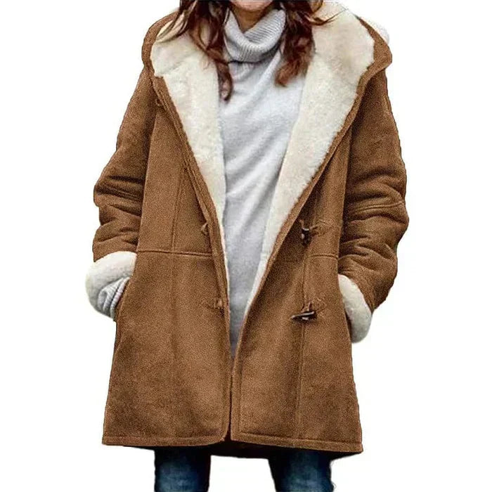 Women's Emily Fur-Lined Coat - Elegant Winter Warmth